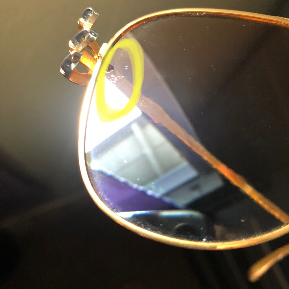 Used Anna Karin Karlsson Rose Gold/Gold Aviator Sunglasses Claw Voyage - Picture 11 of 16